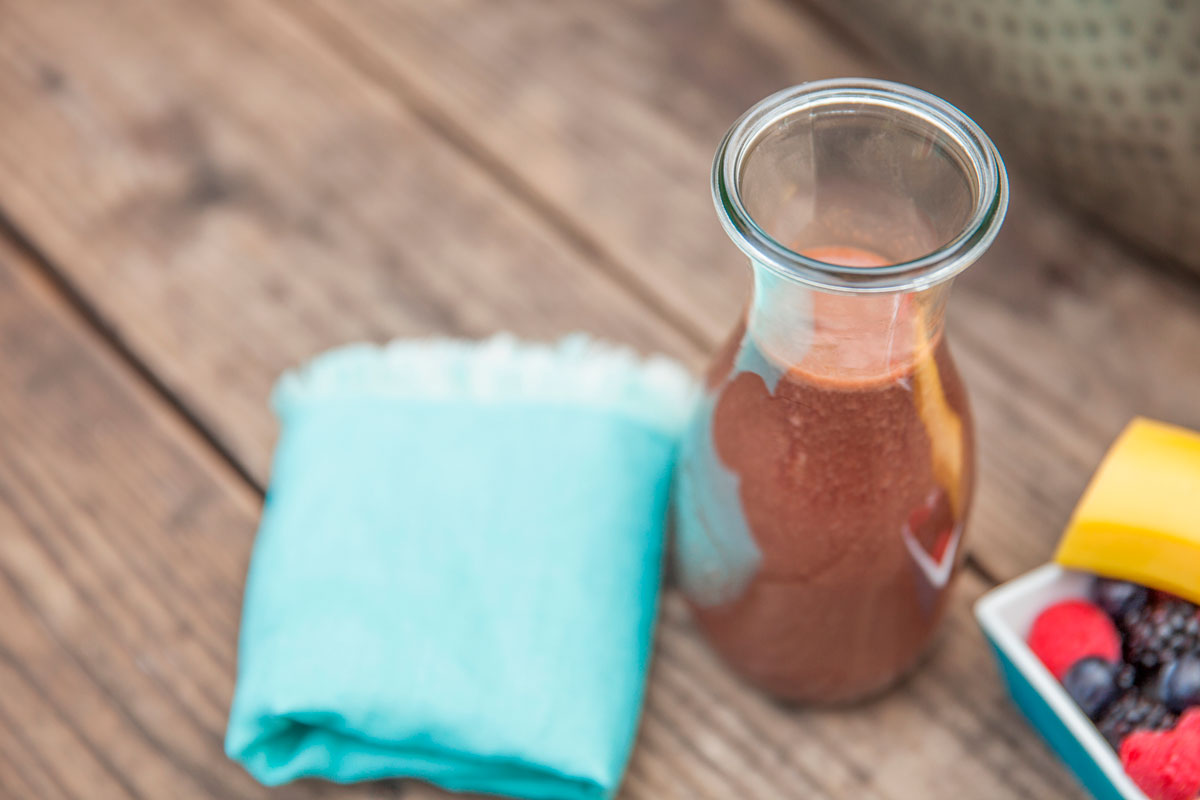 Manteiga de amêndoa! batido receita